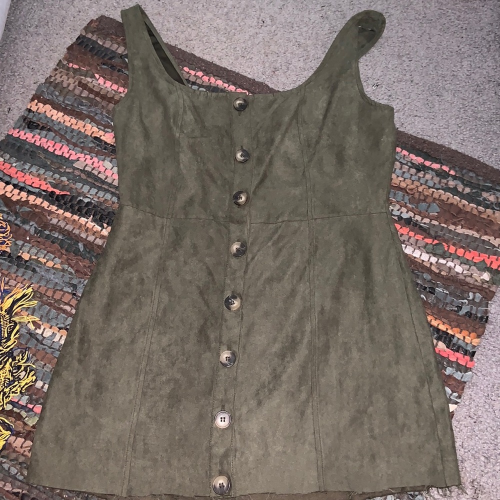 button down dress